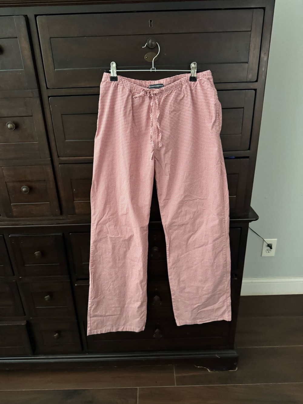 Brandy Melville Pink Striped Drawstring Joggers